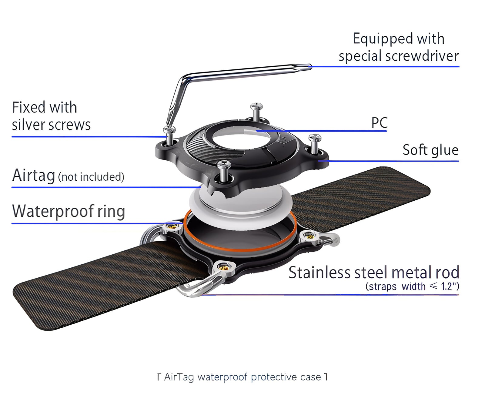 Airtag Holder for Pet Collar