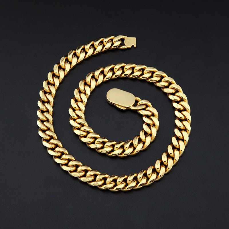 Sekage Solid Cuban Chain