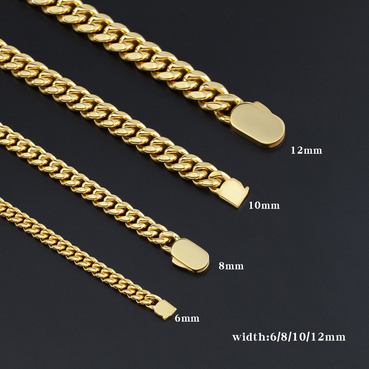 Sekage Solid Cuban Chain