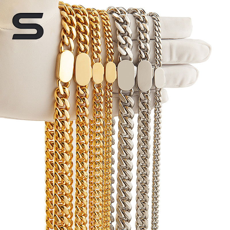 Sekage Solid Cuban Chain