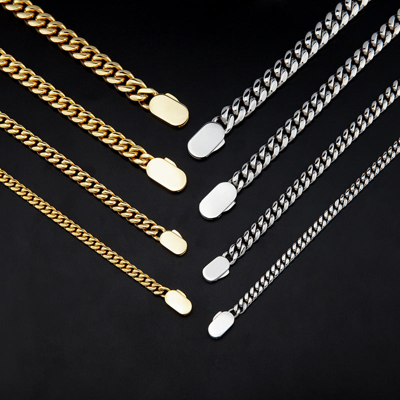 Sekage Solid Cuban Chain